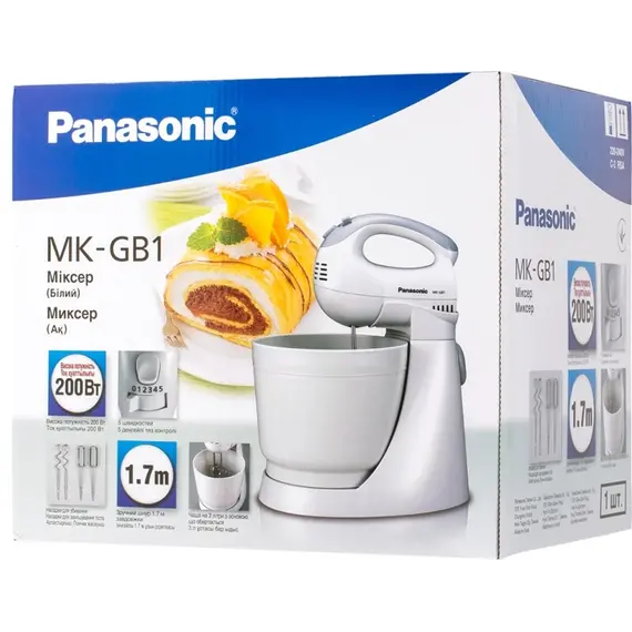 Mixer PANASONIC MK-GB1WTQ, 4 imageMixer PANASONIC MK-GB1WTQ, 4 imageMixer PANASONIC MK-GB1WTQ, 4 image