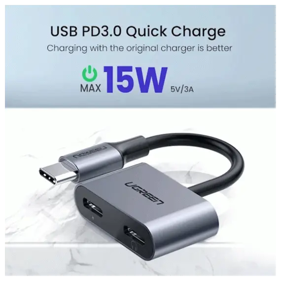 USB-C adapter UGREEN CM232 (60165), 2 imageUSB-C adapter UGREEN CM232 (60165), 2 imageUSB-C adapter UGREEN CM232 (60165), 2 image