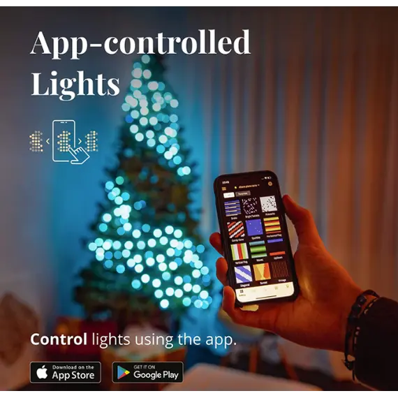 Christmas lights TWINKLY TWS250STP-BEU (20 M), 6 imageChristmas lights TWINKLY TWS250STP-BEU (20 M), 6 imageChristmas lights TWINKLY TWS250STP-BEU (20 M), 6 image