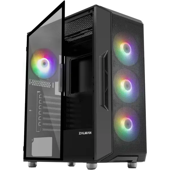 კომპიუტერის ქეისი Zalman Computer case I3 NEO TG BLACKკომპიუტერის ქეისი Zalman Computer case I3 NEO TG BLACKკომპიუტერის ქეისი Zalman Computer case I3 NEO TG BLACK