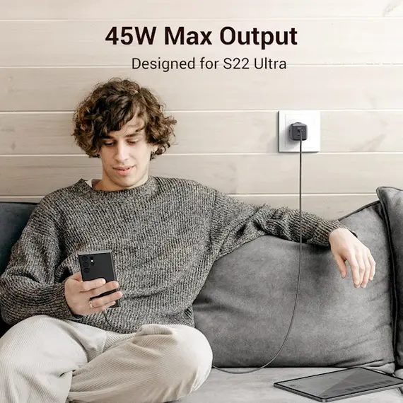 დამტენი UGREEN CD294 (90573) Nexode, 45W, USB-C, Gray, 2 imageდამტენი UGREEN CD294 (90573) Nexode, 45W, USB-C, Gray, 2 imageდამტენი UGREEN CD294 (90573) Nexode, 45W, USB-C, Gray, 2 image