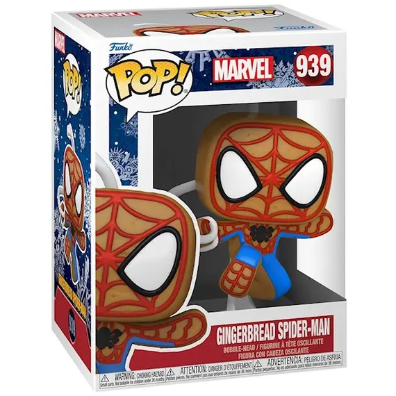 სათამაშო საკოლექციო ფიგურა Funko POP! Bobble Marvel Holiday Gingerbread Spider-Man 50664სათამაშო საკოლექციო ფიგურა Funko POP! Bobble Marvel Holiday Gingerbread Spider-Man 50664სათამაშო საკოლექციო ფიგურა Funko POP! Bobble Marvel Holiday Gingerbread Spider-Man 50664