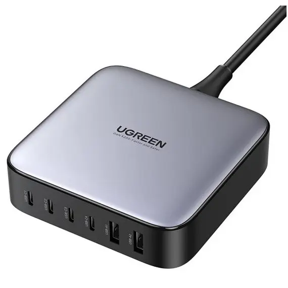 დამტენი UGREEN CD271 (40914), 200W, 4xUSB-C, Type-c, 2xUSB, Space Grayდამტენი UGREEN CD271 (40914), 200W, 4xUSB-C, Type-c, 2xUSB, Space Grayდამტენი UGREEN CD271 (40914), 200W, 4xUSB-C, Type-c, 2xUSB, Space Gray