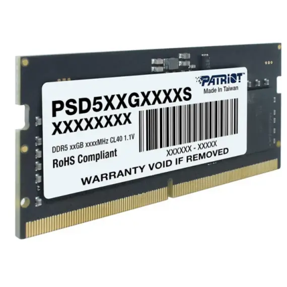 RAM Patriot Signature DDR5 16GB 5600MHz SODIMM - PSD516G560081S, 2 imageRAM Patriot Signature DDR5 16GB 5600MHz SODIMM - PSD516G560081S, 2 imageRAM Patriot Signature DDR5 16GB 5600MHz SODIMM - PSD516G560081S, 2 image