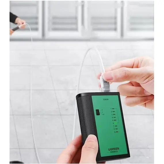 ქსელის ტესტერი UGREEN NW167 (10950), Cable Tester, Green, 4 imageქსელის ტესტერი UGREEN NW167 (10950), Cable Tester, Green, 4 imageქსელის ტესტერი UGREEN NW167 (10950), Cable Tester, Green, 4 image