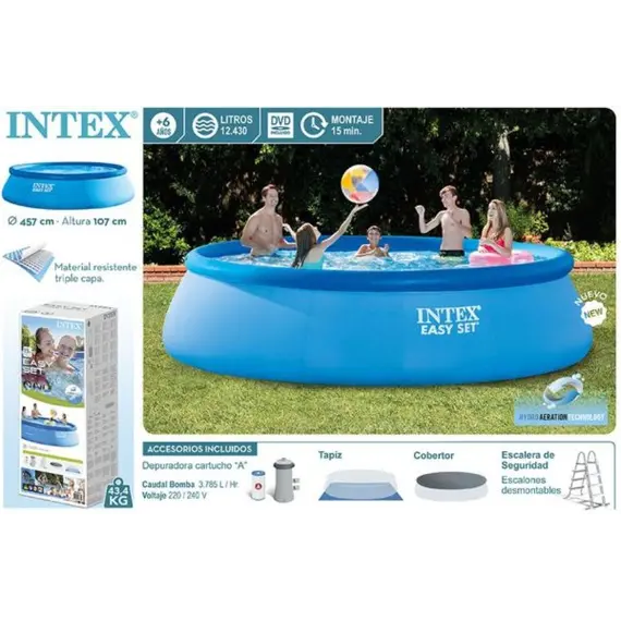 გასაბერი აუზი INTEX 26166 (კარტრიჯის ფილტრით)გასაბერი აუზი INTEX 26166 (კარტრიჯის ფილტრით)გასაბერი აუზი INTEX 26166 (კარტრიჯის ფილტრით)