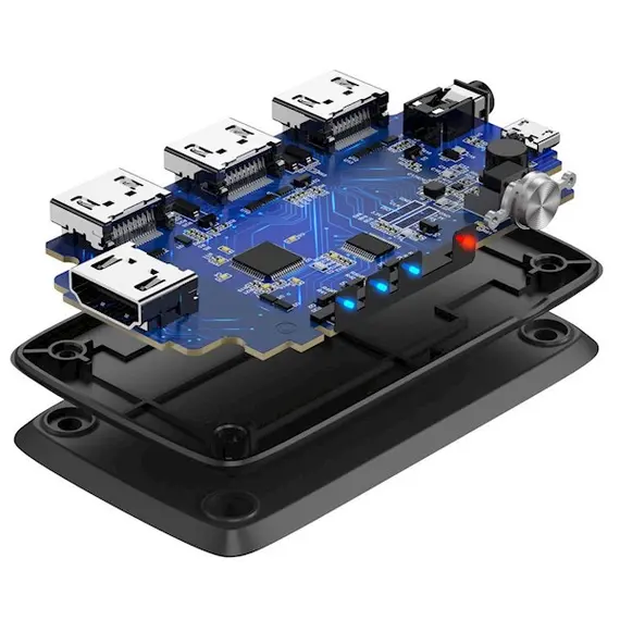 ადაპტერი UGREEN CM332 (80125), HDMI Switch 3 In 1 Out 4K HDMI Switcher With Remote Control, Black, 4 imageადაპტერი UGREEN CM332 (80125), HDMI Switch 3 In 1 Out 4K HDMI Switcher With Remote Control, Black, 4 imageადაპტერი UGREEN CM332 (80125), HDMI Switch 3 In 1 Out 4K HDMI Switcher With Remote Control, Black, 4 image