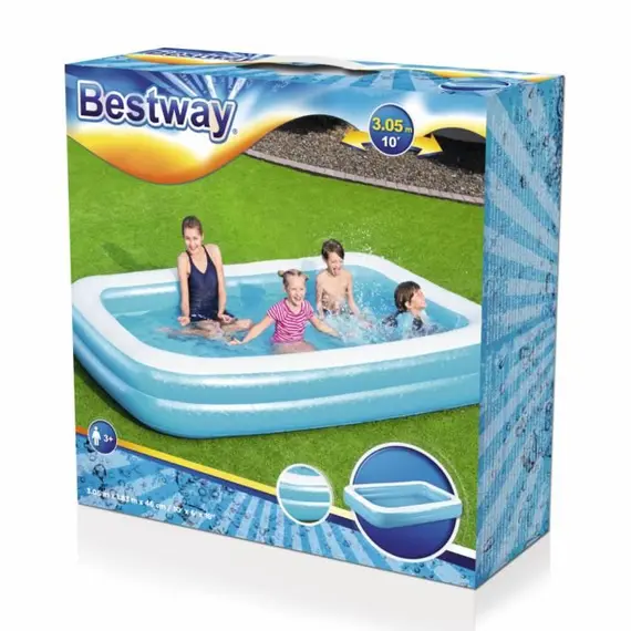 გასაბერი აუზი Bestway Rectangular Inflatable Family Pool 10x6x18 Inch 54150, 2 imageგასაბერი აუზი Bestway Rectangular Inflatable Family Pool 10x6x18 Inch 54150, 2 imageგასაბერი აუზი Bestway Rectangular Inflatable Family Pool 10x6x18 Inch 54150, 2 image