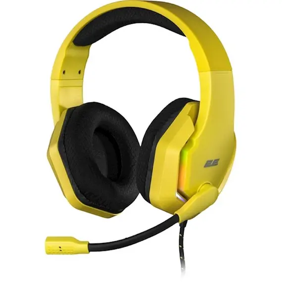 ყურსასმენი 2E HG315 Gaming Headset, Wired, RGB, USB, Yellowყურსასმენი 2E HG315 Gaming Headset, Wired, RGB, USB, Yellowყურსასმენი 2E HG315 Gaming Headset, Wired, RGB, USB, Yellow
