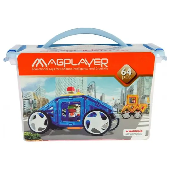 კონსტრუქტორი Magplayer Designer magnetic set 64 e. MPT-64კონსტრუქტორი Magplayer Designer magnetic set 64 e. MPT-64კონსტრუქტორი Magplayer Designer magnetic set 64 e. MPT-64