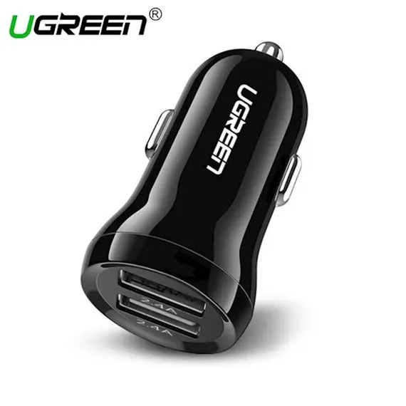 მანქანის USB დამტენი UGREEN ED018 (50875) Car Charger Dual USB Mini 5V / 2.4A Maxმანქანის USB დამტენი UGREEN ED018 (50875) Car Charger Dual USB Mini 5V / 2.4A Maxმანქანის USB დამტენი UGREEN ED018 (50875) Car Charger Dual USB Mini 5V / 2.4A Max
