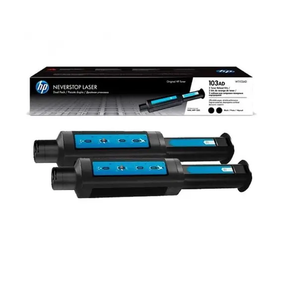 კარტრიჯი HP 103AD Neverstop Toner Reload Kit 2-Pack, 2 imageკარტრიჯი HP 103AD Neverstop Toner Reload Kit 2-Pack, 2 imageკარტრიჯი HP 103AD Neverstop Toner Reload Kit 2-Pack, 2 image
