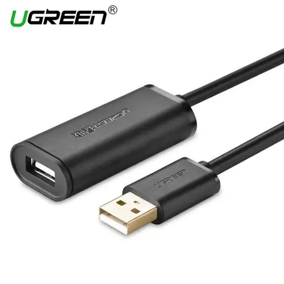 USB extension Ugreen US121 (10324) USB 2.0 Active Extension Cable with Chipset 20m (Black)USB extension Ugreen US121 (10324) USB 2.0 Active Extension Cable with Chipset 20m (Black)USB extension Ugreen US121 (10324) USB 2.0 Active Extension Cable with Chipset 20m (Black)