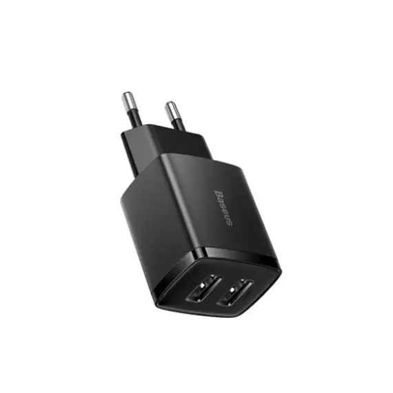 ადაპტერი Baseus Compact Charger 2U 10.5W EU CCXJ010201, 2 imageადაპტერი Baseus Compact Charger 2U 10.5W EU CCXJ010201, 2 imageადაპტერი Baseus Compact Charger 2U 10.5W EU CCXJ010201, 2 image