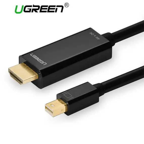 HDM cable UGREEN MD101 (20848) mini DP male to HDMI cable black / 1.5M Mini Display to HDMIHDM cable UGREEN MD101 (20848) mini DP male to HDMI cable black / 1.5M Mini Display to HDMIHDM cable UGREEN MD101 (20848) mini DP male to HDMI cable black / 1.5M Mini Display to HDMI
