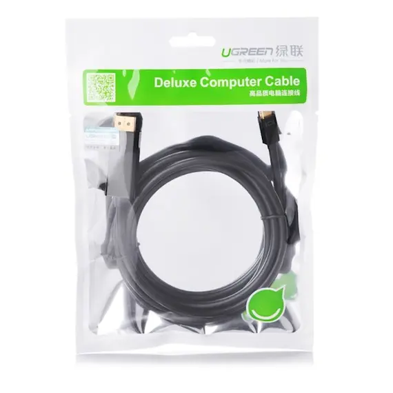 HDM cable UGREEN MD101 (20848) mini DP male to HDMI cable black / 1.5M Mini Display to HDMI, 5 imageHDM cable UGREEN MD101 (20848) mini DP male to HDMI cable black / 1.5M Mini Display to HDMI, 5 imageHDM cable UGREEN MD101 (20848) mini DP male to HDMI cable black / 1.5M Mini Display to HDMI, 5 image