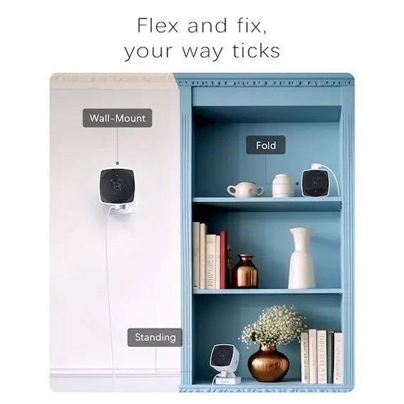 Video surveillance camera Blurams A12S FoldVue, Indoor Security Camera, White, 6 imageVideo surveillance camera Blurams A12S FoldVue, Indoor Security Camera, White, 6 imageVideo surveillance camera Blurams A12S FoldVue, Indoor Security Camera, White, 6 image