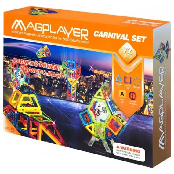 კონსტრუქტორი MagPlayer MPA-72, 2 imageკონსტრუქტორი MagPlayer MPA-72, 2 imageკონსტრუქტორი MagPlayer MPA-72, 2 image