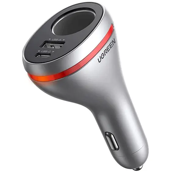 მანქანის დამტენი UGREEN CD204 (60712), 84W, USB, Type C, Greyმანქანის დამტენი UGREEN CD204 (60712), 84W, USB, Type C, Greyმანქანის დამტენი UGREEN CD204 (60712), 84W, USB, Type C, Grey