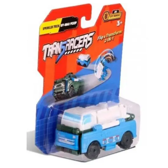 Toy car TransRacers Sprinkler Truck & Off-road PickupToy car TransRacers Sprinkler Truck & Off-road PickupToy car TransRacers Sprinkler Truck & Off-road Pickup