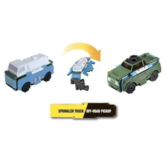 Toy car TransRacers Sprinkler Truck & Off-road Pickup, 2 imageToy car TransRacers Sprinkler Truck & Off-road Pickup, 2 imageToy car TransRacers Sprinkler Truck & Off-road Pickup, 2 image