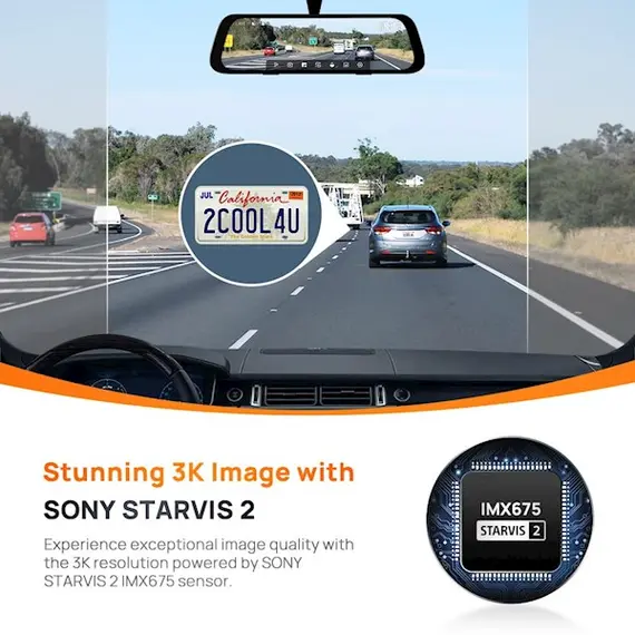 მანქანის ვიდეო რეგისტრატორი Xiaomi 70Mai S500 + RC13, 5MP, 3K, Built In WiFi, 138°, Rearview Dash Cam, Black, 2 imageმანქანის ვიდეო რეგისტრატორი Xiaomi 70Mai S500 + RC13, 5MP, 3K, Built In WiFi, 138°, Rearview Dash Cam, Black, 2 imageმანქანის ვიდეო რეგისტრატორი Xiaomi 70Mai S500 + RC13, 5MP, 3K, Built In WiFi, 138°, Rearview Dash Cam, Black, 2 image