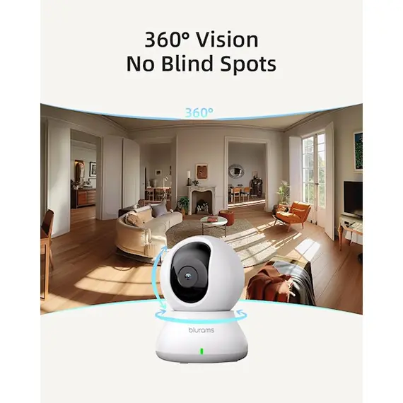 ვიდეო სათვალთვალო კამერა Blurams A33 Dome Nexa, Indoor Security Camera, White, 7 imageვიდეო სათვალთვალო კამერა Blurams A33 Dome Nexa, Indoor Security Camera, White, 7 imageვიდეო სათვალთვალო კამერა Blurams A33 Dome Nexa, Indoor Security Camera, White, 7 image