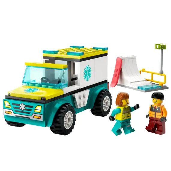 Lego LEGO Constructor CITY EMERGENCY AMBULANCE AND SNOWBOARDER, 2 imageLego LEGO Constructor CITY EMERGENCY AMBULANCE AND SNOWBOARDER, 2 imageLego LEGO Constructor CITY EMERGENCY AMBULANCE AND SNOWBOARDER, 2 image