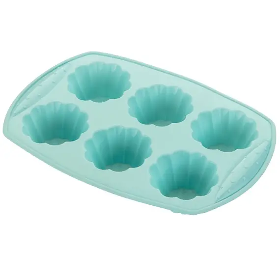 საცხობი ფორმა Ardesto AR2318T 6 Cup Muffin pan Tasty Baking, Silicone, Blueსაცხობი ფორმა Ardesto AR2318T 6 Cup Muffin pan Tasty Baking, Silicone, Blueსაცხობი ფორმა Ardesto AR2318T 6 Cup Muffin pan Tasty Baking, Silicone, Blue