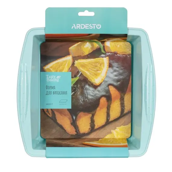 საცხობი ფორმა Ardesto AR2321T Rectangular Roaster Tasty baking, 26x25x6 cm, Silicone Blue, 2 imageსაცხობი ფორმა Ardesto AR2321T Rectangular Roaster Tasty baking, 26x25x6 cm, Silicone Blue, 2 imageსაცხობი ფორმა Ardesto AR2321T Rectangular Roaster Tasty baking, 26x25x6 cm, Silicone Blue, 2 image