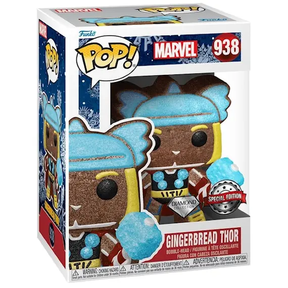 საკოლექციო ფიგურა Funko POP! Bobble Marvel Holiday Gingerbread Thor (DGLT) (Exc) 58235, 2 imageსაკოლექციო ფიგურა Funko POP! Bobble Marvel Holiday Gingerbread Thor (DGLT) (Exc) 58235, 2 imageსაკოლექციო ფიგურა Funko POP! Bobble Marvel Holiday Gingerbread Thor (DGLT) (Exc) 58235, 2 image
