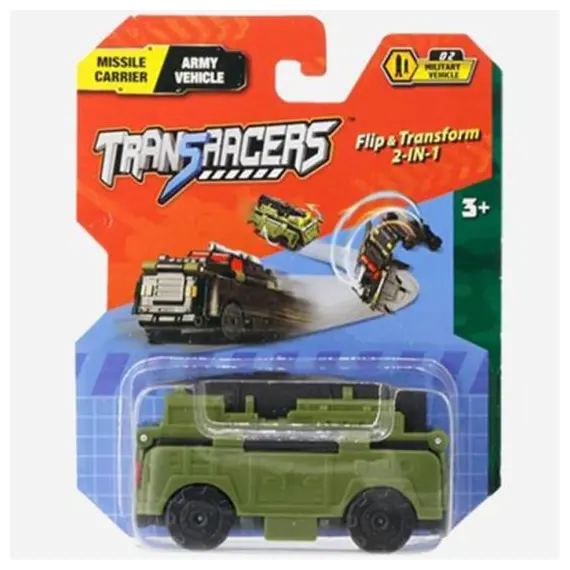 Toy car TransRacers Missile Carrier & Army VehicleToy car TransRacers Missile Carrier & Army VehicleToy car TransRacers Missile Carrier & Army Vehicle
