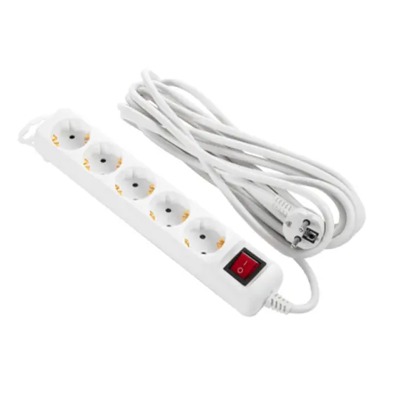 დამაგრძელებელი 2E 5XSchuko switch, 3G*1.5mm2, 5м, whiteდამაგრძელებელი 2E 5XSchuko switch, 3G*1.5mm2, 5м, whiteდამაგრძელებელი 2E 5XSchuko switch, 3G*1.5mm2, 5м, white