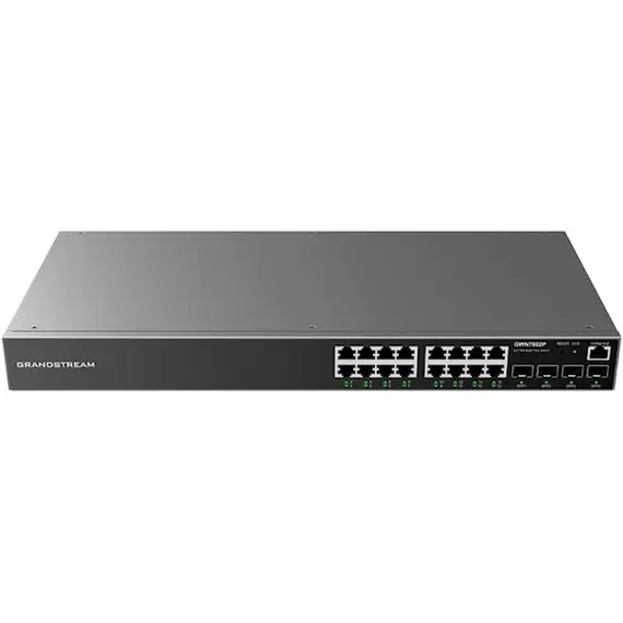 სვიჩი Grandstream GWN7802P, 16-Port Gigabit, PoE + Switch, Grayსვიჩი Grandstream GWN7802P, 16-Port Gigabit, PoE + Switch, Grayსვიჩი Grandstream GWN7802P, 16-Port Gigabit, PoE + Switch, Gray