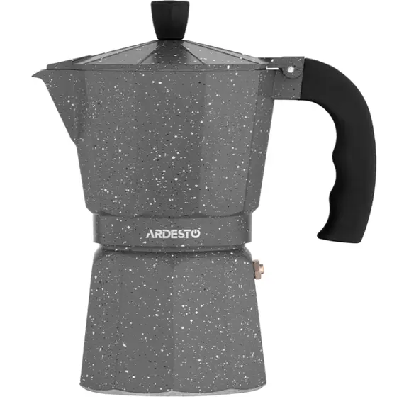 Coffee maker Ardesto Coffee Maker Gemini Molise, 6 cups, gray, aluminumCoffee maker Ardesto Coffee Maker Gemini Molise, 6 cups, gray, aluminumCoffee maker Ardesto Coffee Maker Gemini Molise, 6 cups, gray, aluminum