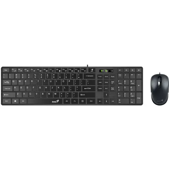 Keyboard and mouse Genius, Keyboard Slim SlimStar C126, RU, USB Black GK-21003Keyboard and mouse Genius, Keyboard Slim SlimStar C126, RU, USB Black GK-21003Keyboard and mouse Genius, Keyboard Slim SlimStar C126, RU, USB Black GK-21003