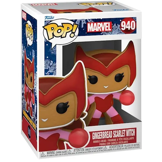 სათამაშო საკოლექციო ფიგურა Funko POP! Bobble Marvel Holiday Gingerbread Scarlet Witch 57129სათამაშო საკოლექციო ფიგურა Funko POP! Bobble Marvel Holiday Gingerbread Scarlet Witch 57129სათამაშო საკოლექციო ფიგურა Funko POP! Bobble Marvel Holiday Gingerbread Scarlet Witch 57129