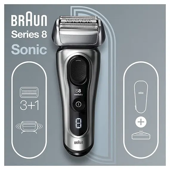 Beard shaver BRAUN 8417s, 3 imageBeard shaver BRAUN 8417s, 3 imageBeard shaver BRAUN 8417s, 3 image