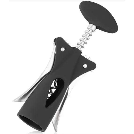 Wine opener Ardesto Wine opener Black Mars, black, zinc alloy, plastic, 3 imageWine opener Ardesto Wine opener Black Mars, black, zinc alloy, plastic, 3 imageWine opener Ardesto Wine opener Black Mars, black, zinc alloy, plastic, 3 image