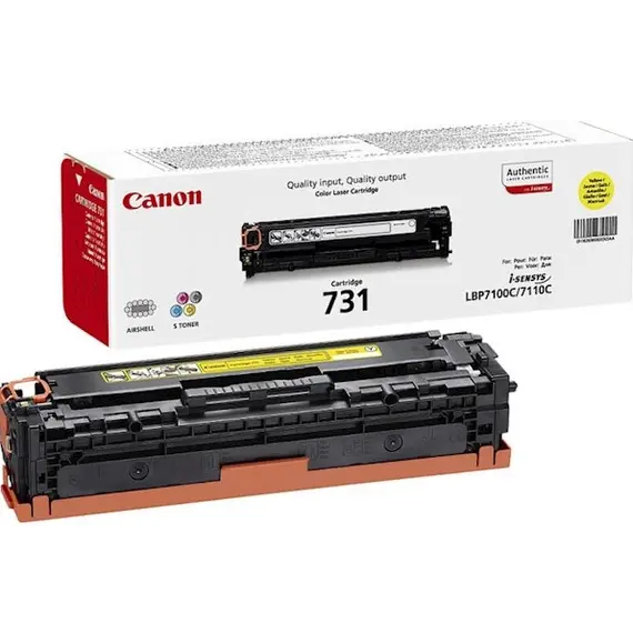 Cartridge Canon Toner CRG731YCartridge Canon Toner CRG731YCartridge Canon Toner CRG731Y