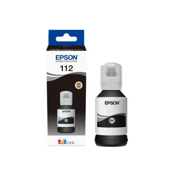 კარტრიჯის მელანი Epson EcoTank 112 I/C (b) L65**/L15*** Black Bottle, 2 imageკარტრიჯის მელანი Epson EcoTank 112 I/C (b) L65**/L15*** Black Bottle, 2 imageკარტრიჯის მელანი Epson EcoTank 112 I/C (b) L65**/L15*** Black Bottle, 2 image