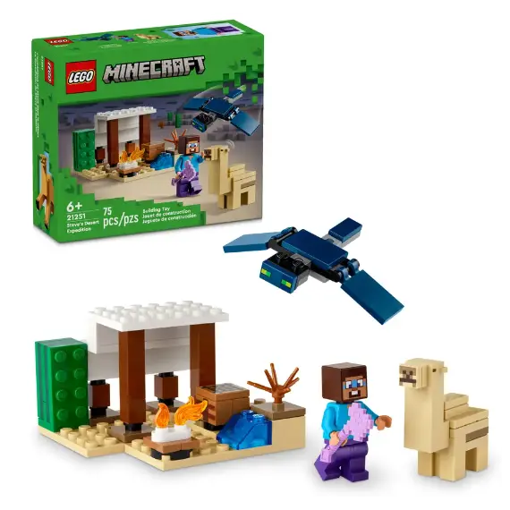 ლეგო LEGO Constructor MINECRAFT STEVE'S DESERT EXPEDITIONლეგო LEGO Constructor MINECRAFT STEVE'S DESERT EXPEDITIONლეგო LEGO Constructor MINECRAFT STEVE'S DESERT EXPEDITION