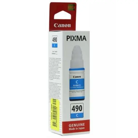 Cartridge Canon INK GI-490 C G1400-2400-3400, 2 imageCartridge Canon INK GI-490 C G1400-2400-3400, 2 imageCartridge Canon INK GI-490 C G1400-2400-3400, 2 image