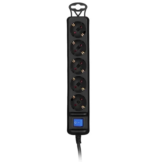 Power distributor 2E 2E-U05ESM5B, 5 Socket, 5m, Black, 4 imagePower distributor 2E 2E-U05ESM5B, 5 Socket, 5m, Black, 4 imagePower distributor 2E 2E-U05ESM5B, 5 Socket, 5m, Black, 4 image