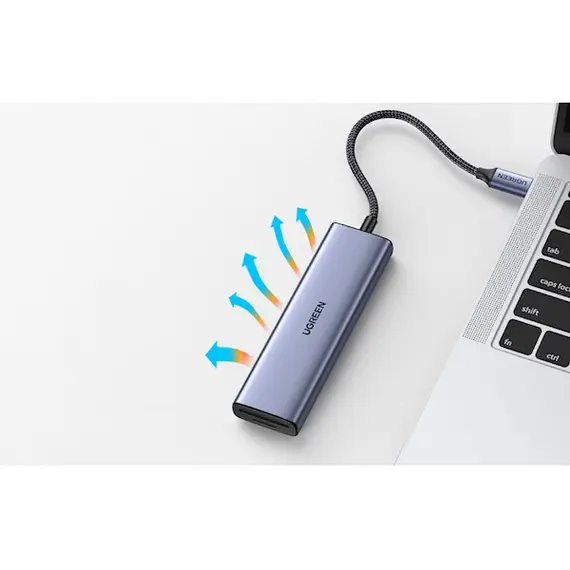 USB-C ჰაბი UGREEN CM511 (20956A), Type-C, USB, HDMI, TF/SD, Hub, Grey, 4 imageUSB-C ჰაბი UGREEN CM511 (20956A), Type-C, USB, HDMI, TF/SD, Hub, Grey, 4 imageUSB-C ჰაბი UGREEN CM511 (20956A), Type-C, USB, HDMI, TF/SD, Hub, Grey, 4 image