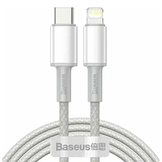 კაბელი Baseus High Density Braided Fast Charging Data Cable Type-C to Lightning 20W 2m CATLGD-A02კაბელი Baseus High Density Braided Fast Charging Data Cable Type-C to Lightning 20W 2m CATLGD-A02კაბელი Baseus High Density Braided Fast Charging Data Cable Type-C to Lightning 20W 2m CATLGD-A02