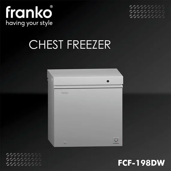 საყინულე მაცივარი FRANKO FCF-198DW (198L), 2 imageსაყინულე მაცივარი FRANKO FCF-198DW (198L), 2 imageსაყინულე მაცივარი FRANKO FCF-198DW (198L), 2 image