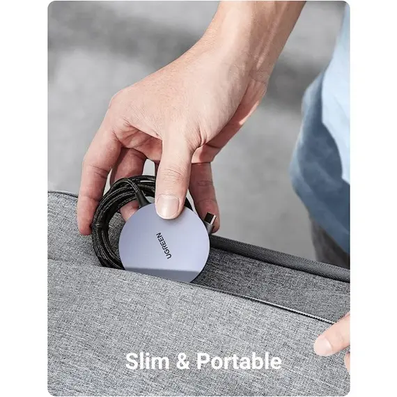 უსადენო დამტენი UGREEN CD245 (30233), MFA MagSafe 15W, Type-C to Magnetic Wireless Charger, Gray, 4 imageუსადენო დამტენი UGREEN CD245 (30233), MFA MagSafe 15W, Type-C to Magnetic Wireless Charger, Gray, 4 imageუსადენო დამტენი UGREEN CD245 (30233), MFA MagSafe 15W, Type-C to Magnetic Wireless Charger, Gray, 4 image