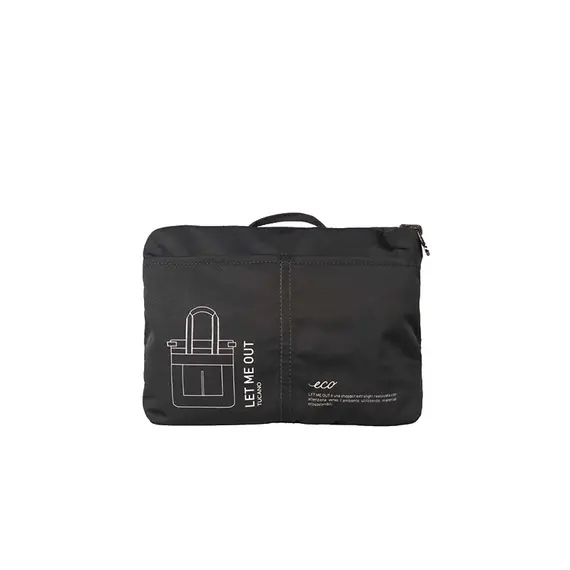 ნოუთბუქის ჩანთა Tucano LET ME OUT SHOPPER BAG FOLDABLE, BLACK, 4 imageნოუთბუქის ჩანთა Tucano LET ME OUT SHOPPER BAG FOLDABLE, BLACK, 4 imageნოუთბუქის ჩანთა Tucano LET ME OUT SHOPPER BAG FOLDABLE, BLACK, 4 image