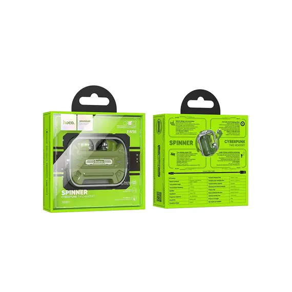 Headphone Hoco EW55 Trendy true TWS wireless headset Army green, 3 imageHeadphone Hoco EW55 Trendy true TWS wireless headset Army green, 3 imageHeadphone Hoco EW55 Trendy true TWS wireless headset Army green, 3 image